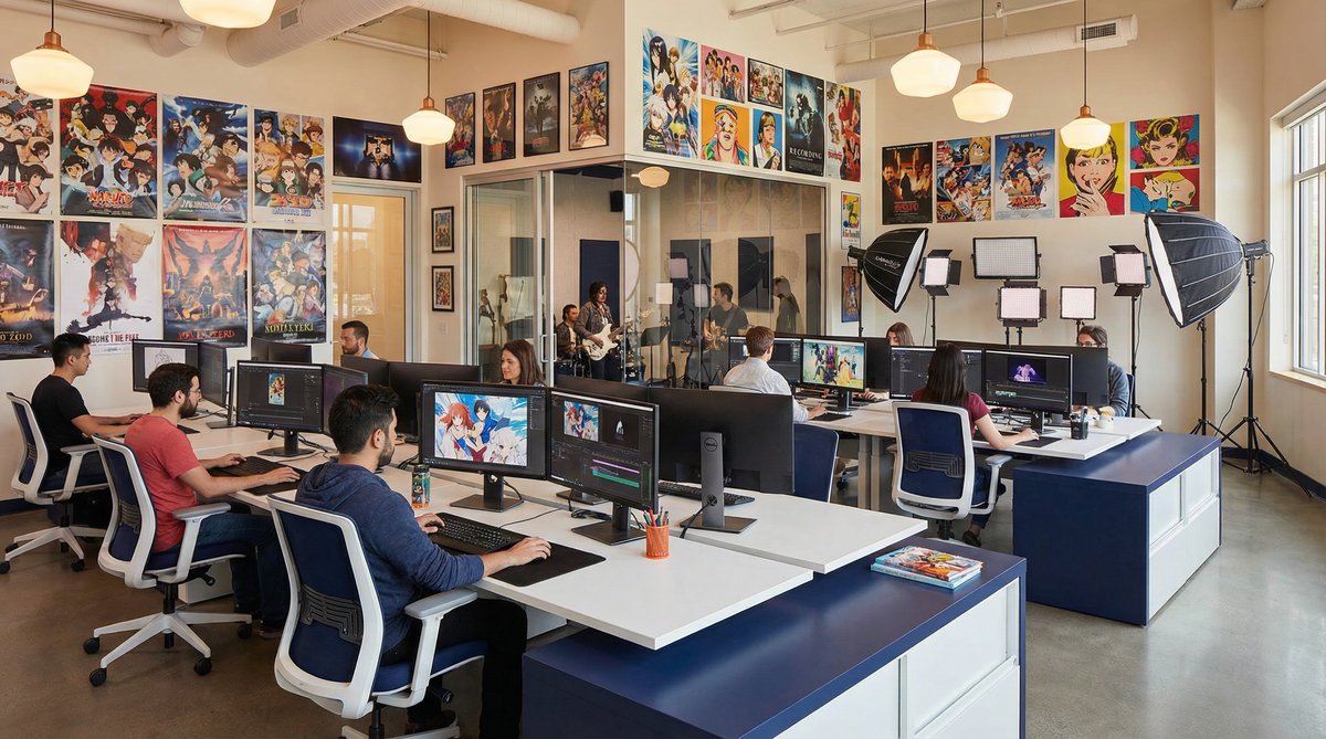 小蓝视频公司办公环境